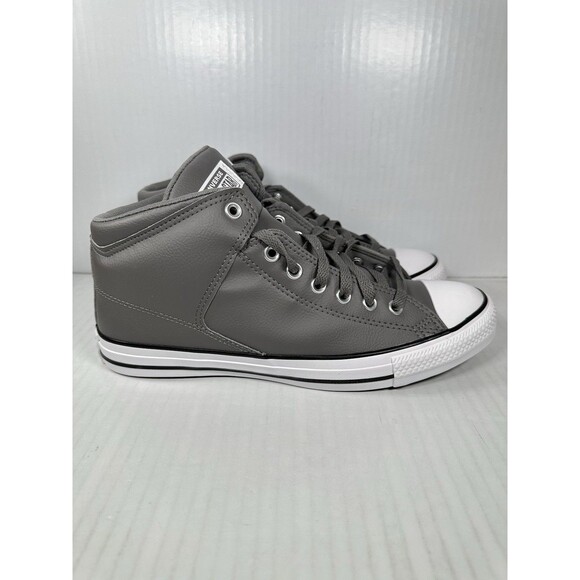 Size 10 Converse Chuck Taylor All Star High Street Mid Gray Shoes Mens A09524C - Picture 1 of 8